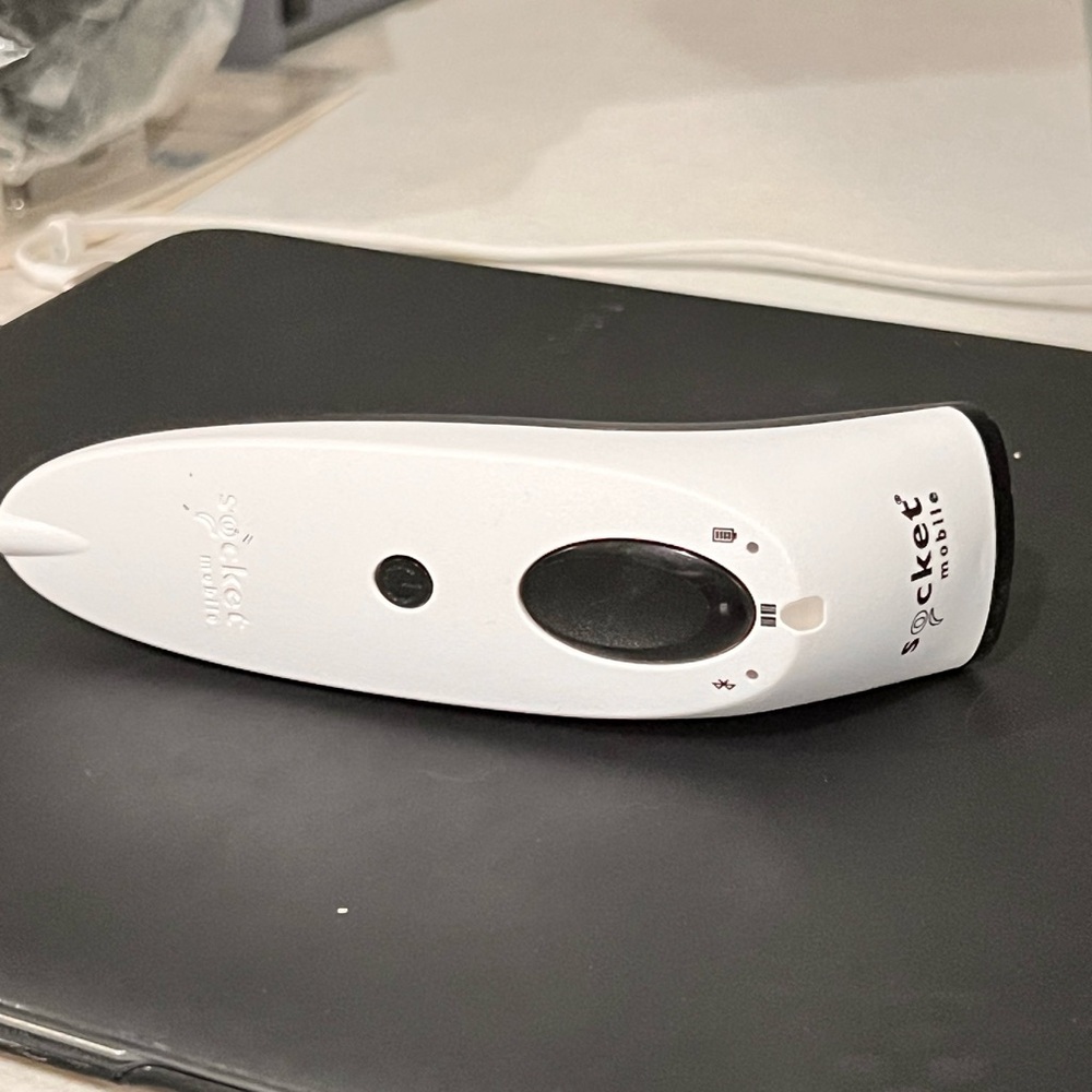 White Barcode Scanner